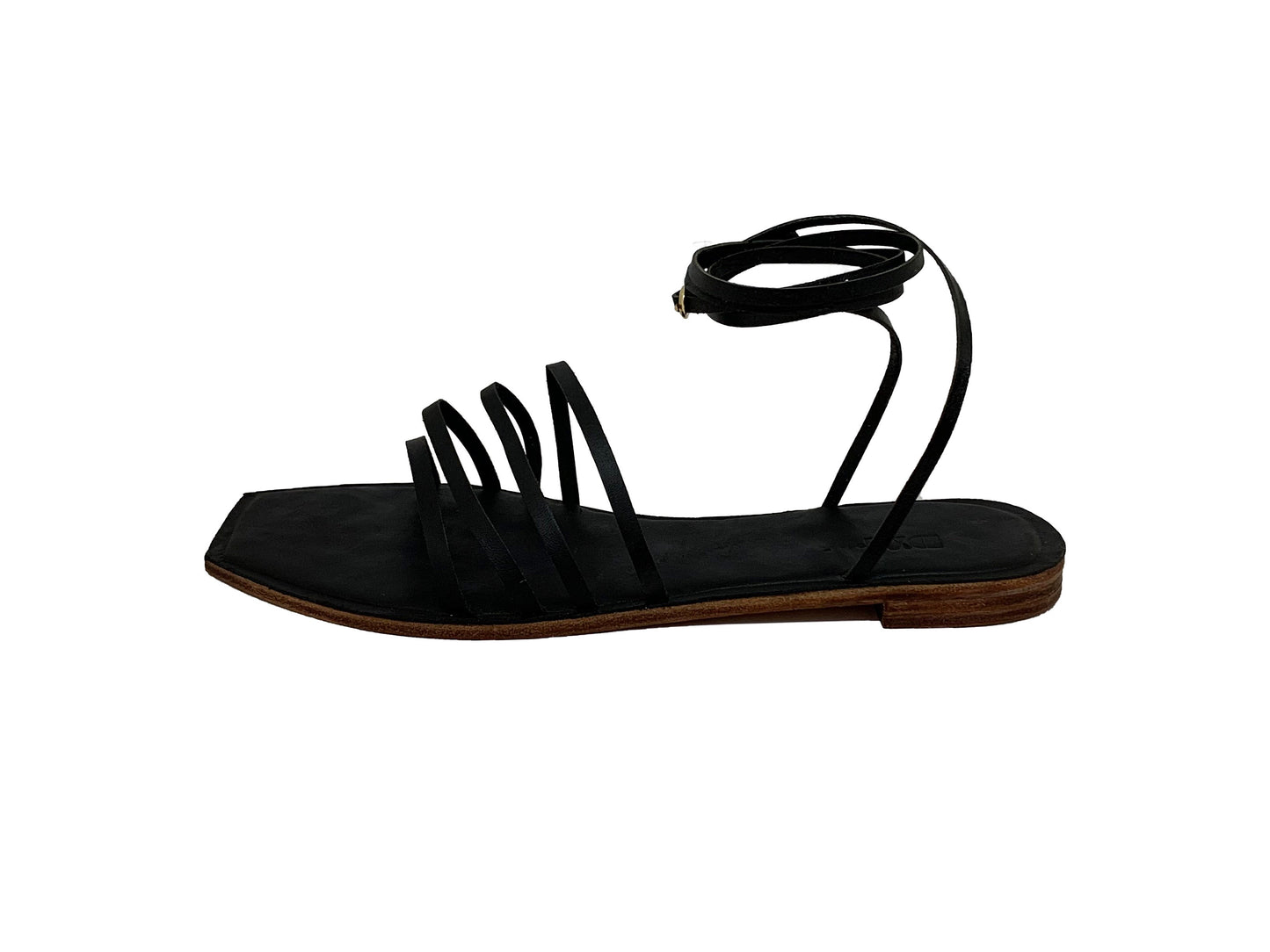 Francisco linear leather sandals